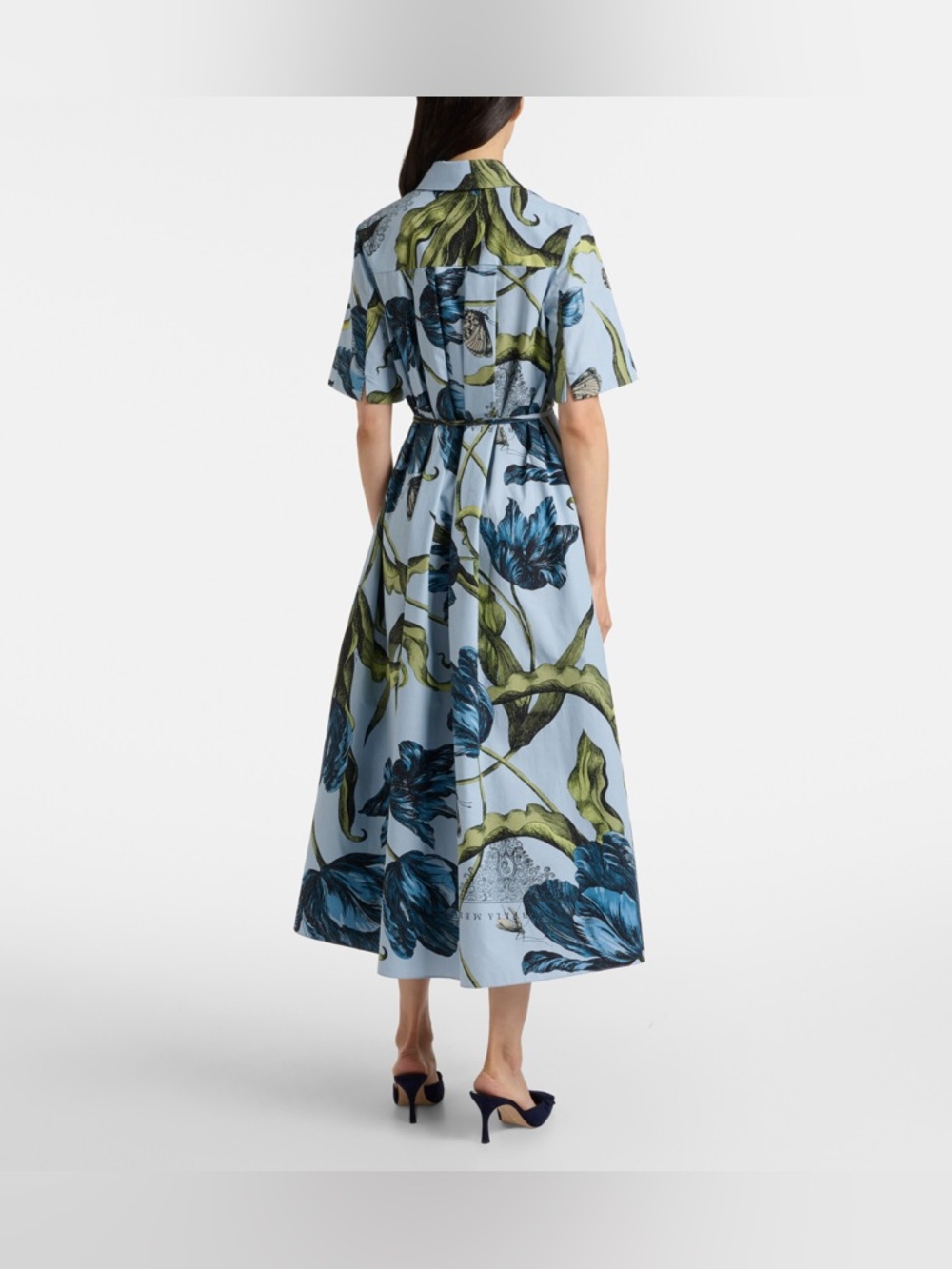 ERDEM FLORAL PRINT SHIRT DRESS - Picture 16 of 16